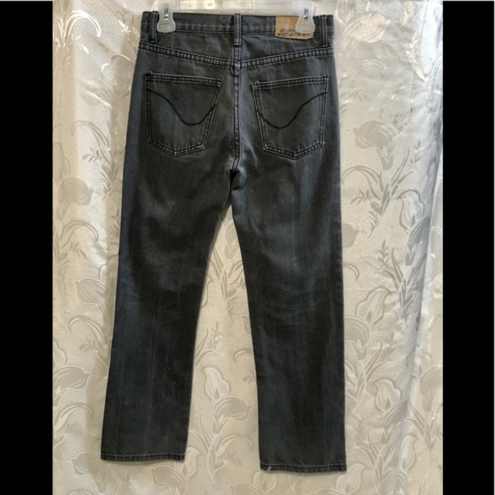AKUMA JEANS BLACK WASH SIZE 16